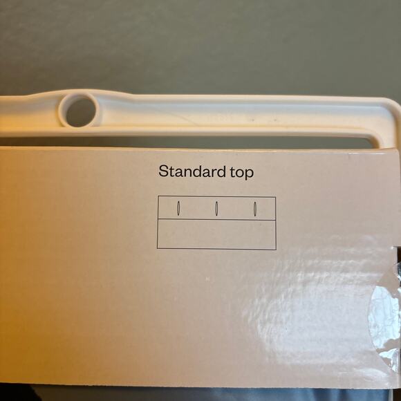 Room Essentials Shower Curtain With Rings Blue White Floral 13 Piece PEVA - Picture 5 of 7